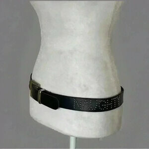 Women’s Y2K Spell Out Studded Belt “Naughty” Size Medium SUPER RARE READ